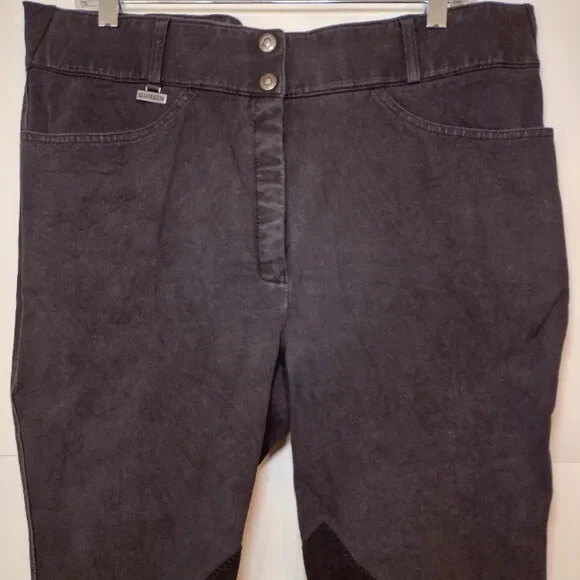 Pantalones de montar Dublin negros talla (38) Foto 2 de 4