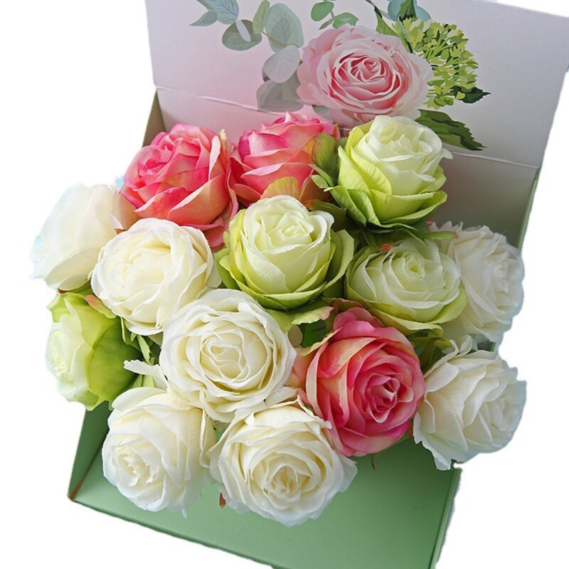 Pack of 3 Novelty Rose Flower Gel Pens Black Refillable Pen 0.5mm