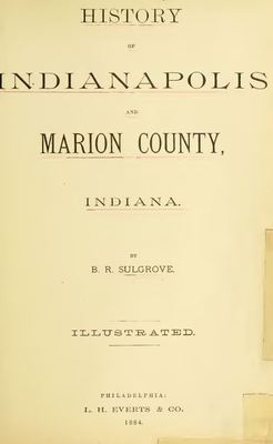 1884 INDIANAPOLIS & MARION County Indiana IN, History and Genealogy DVD ...