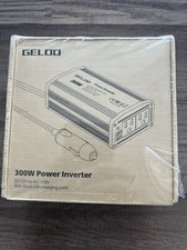 300W Power Inverter DC 12V-110V AC Car Charger Converter w/ 4.8A Dual USB Read/u