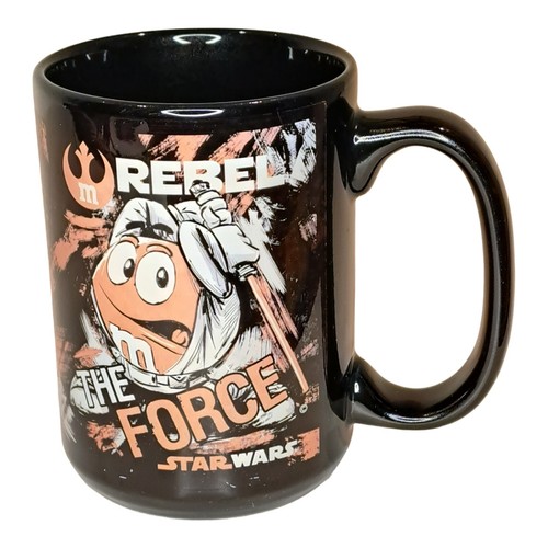 M&M Star Wars 2015 Rebel The Force Jedi M&M Swinging Lightsaber Coffee Tea Mug - Picture 5 of 11