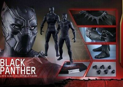 Used. Hot Toys 1/6 Captain America Civil War Black Panther MMS363 figure