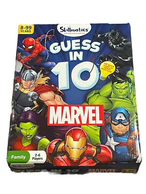 Skillmatics Marvel Card Game Guess In 10 Complete - Free Fast Shipping!