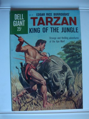 Dell Giant 37 Vg F Tarzan King Of The Jungle 8715664055700 Ebay