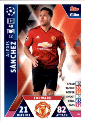 Champions League 18/19 - Karte 176 - Alexis Sanchez
