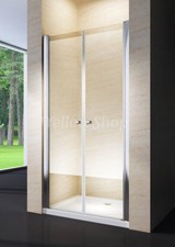 DOCCIA NICCHIA A SALOON DOPPIA PORTA BATTENTE CRISTALLO TEMPERATO 6 MM BOX BAGNO