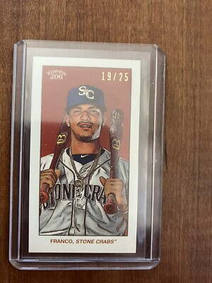 2020 topps t206 Wander Franco Cycle back RC # 19/25