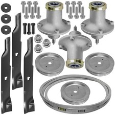 48" Deck Spindle Belt Blade Pulley For Husqvarna Z248F 539112170 539113425