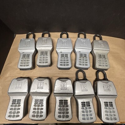 Sentrilock Realtor Lockbox Lot Of 10- Untested/Broken As-Is