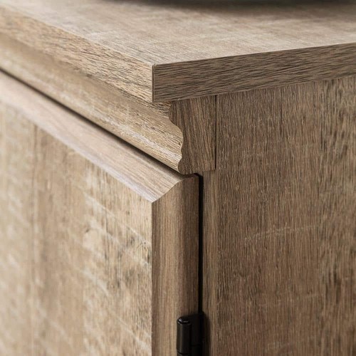 South Shore Armoire 32.5" H X 33" W, Particle Board Weathered Oak Finish+2-Doors - Picture 6 of 8