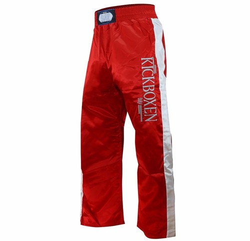 BAY® edel STICK Kickboxhose Kickboxen Kickbox-Hose Thaiboxen lang Satinhose lang - Bild 7 von 17