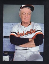 Earl Weaver Baltimore Orioles Glossy 5X7 Color Photo