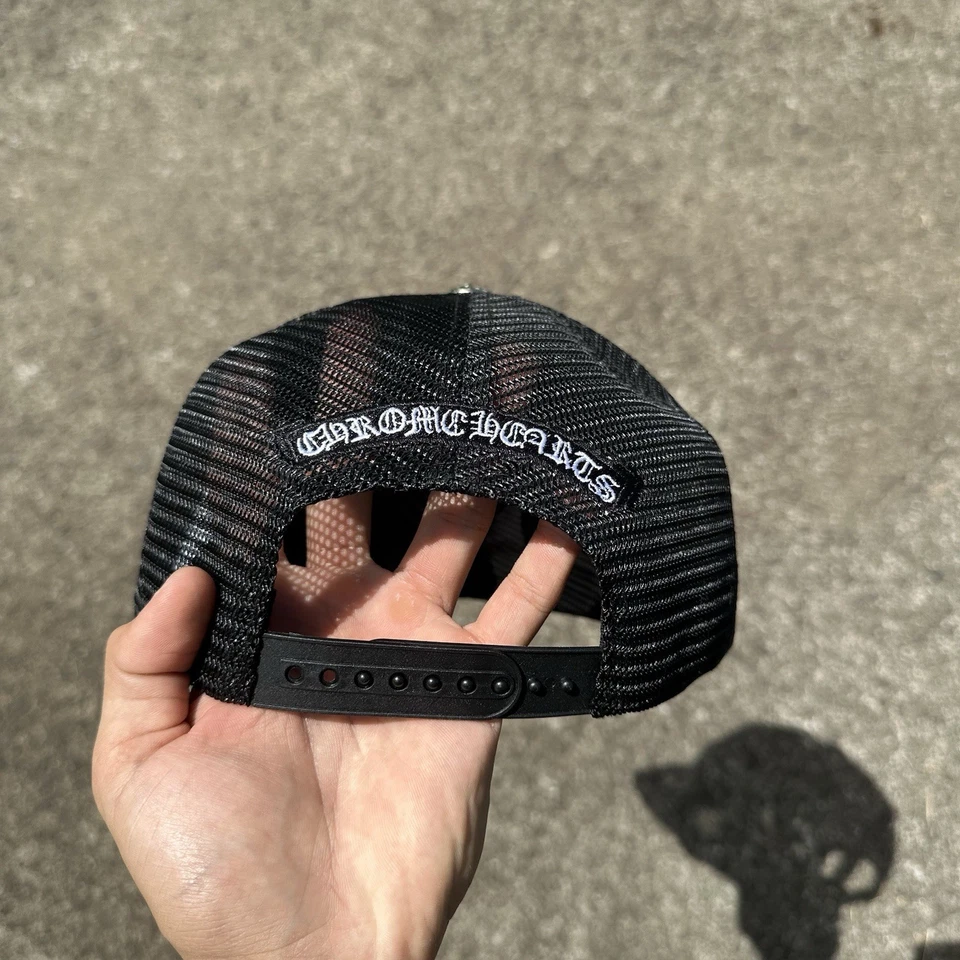 Chrome Hearts Matty Boy Chomper Snapback Trucker Hat Black Hollywood - Image 2 of 3