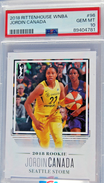 2018 Rittenhouse WNBA #96 Jordin Canada RC PSA 10 POP 18