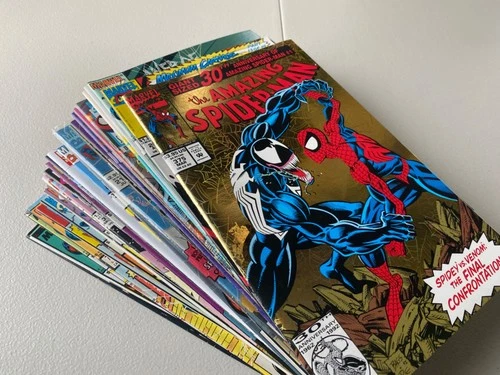 35 different Spider-Man comic book lot Amazing Web Spectacular India  (607)