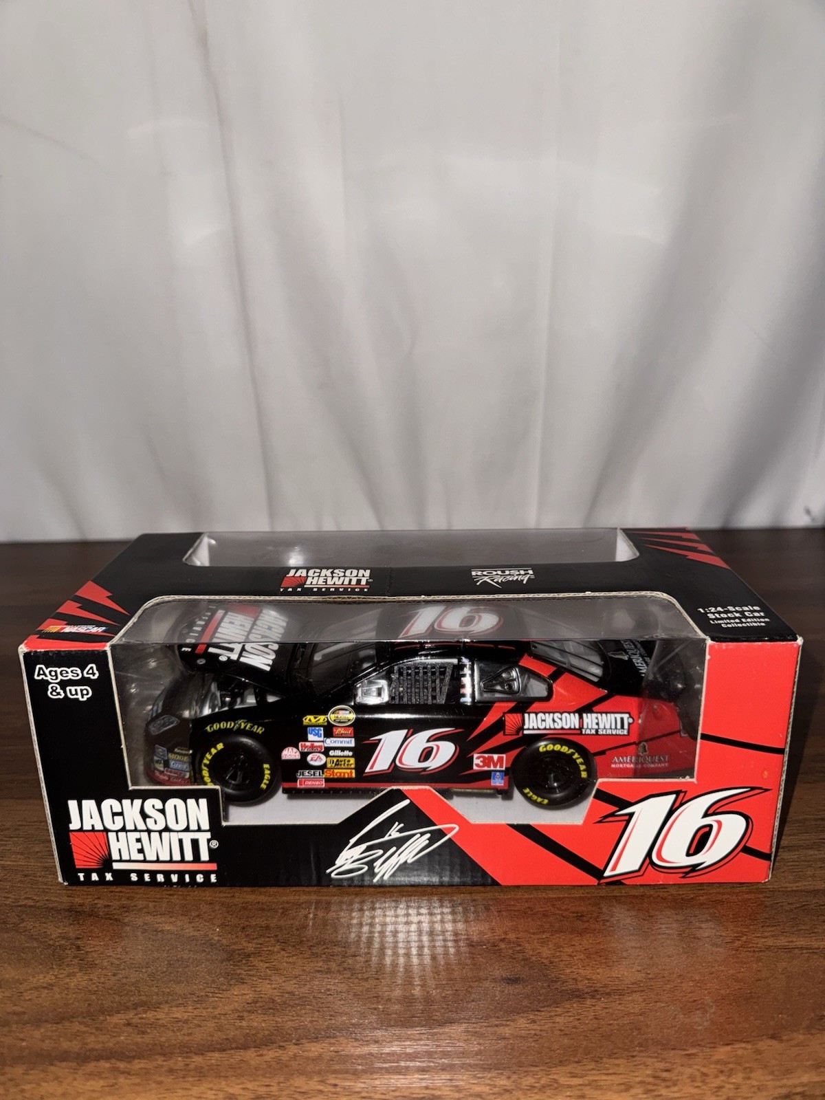 Very Rare 2007 Greg Biffle #16 Jackson Hewitt 1/24 Promo NASCAR Diecast