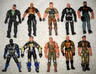 Lot #2 of Early 2000s GI Joe Team Member Action Figures - ALL INCOMPLETE