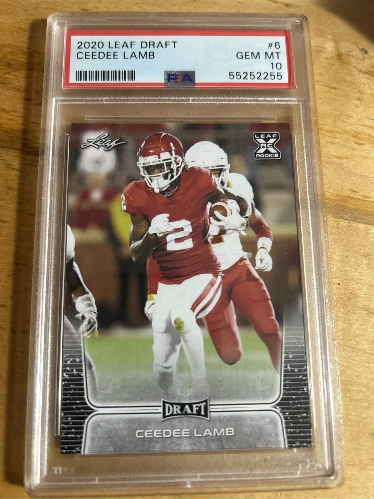 CeeDee Lamb Leaf Draft #6 Base