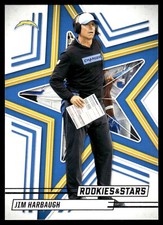 Jim Harbaugh 2025 Panini Rookies & Stars #3 Chargers NFL READ FREE SHIPPING