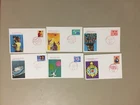 Six Japan  fdc-maxi cards