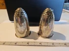 Vintage 2pc Set GORHAM 1270 HONEY BEE HIVE Sterling Silver Salt Pepper Shakers