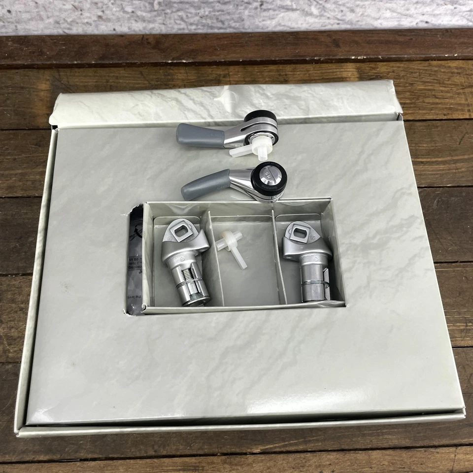 Vintage Shimano Dura-Ace SL-BS77 9-Speed Bar End Shift Levers Set NOS New - Image 2 of 4