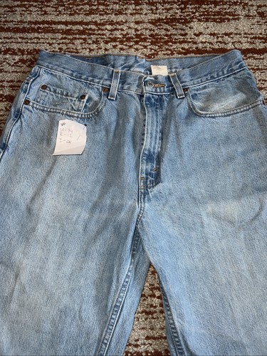 1989 Men’s Levi’s 550 Relaxed Fit 34x28 Tag 34x30 Light wash Wide Leg - Picture 4 of 12