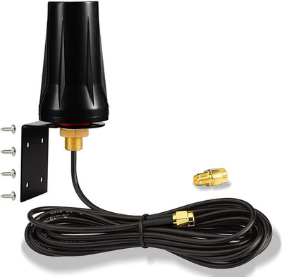 4G LTE Waterproof Antenna Outdoor Wall Mount Omni with SMA Male for Router