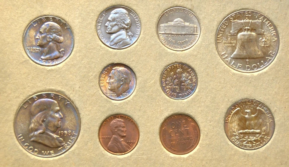 1958 Philadelphia & Denver Double Mint Sets - Image 4 of 4