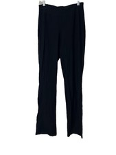 Eileen Fisher Casual Black Pants Pull On Stretch Wide Leg Sz XS USA Made