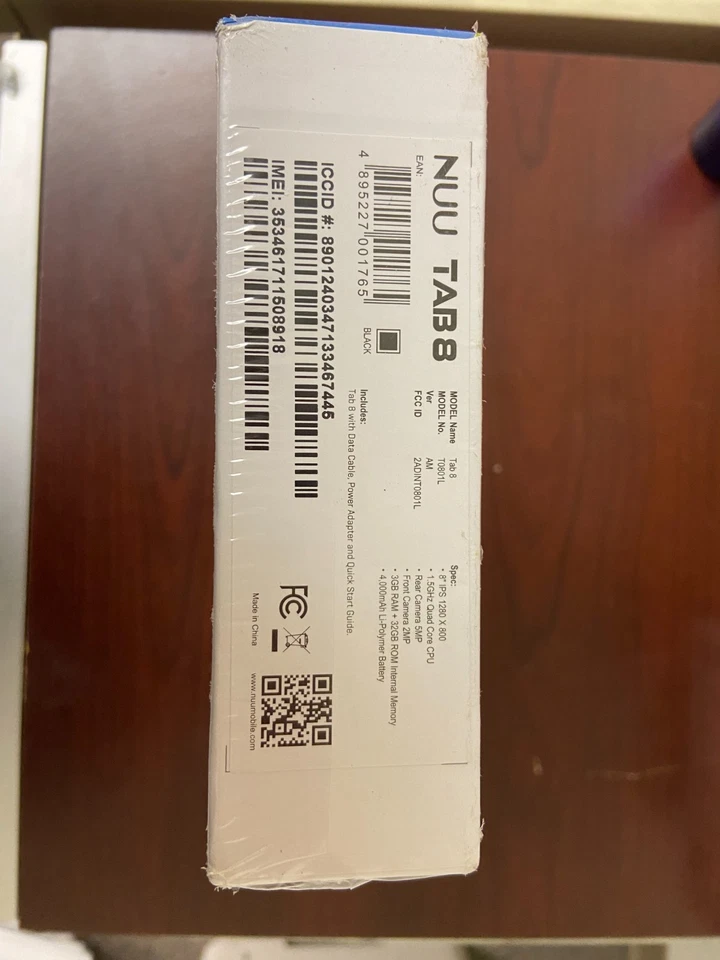 NUU TAB 8 - 3/32GB - Android WiFi Tablet - Image 3 of 3