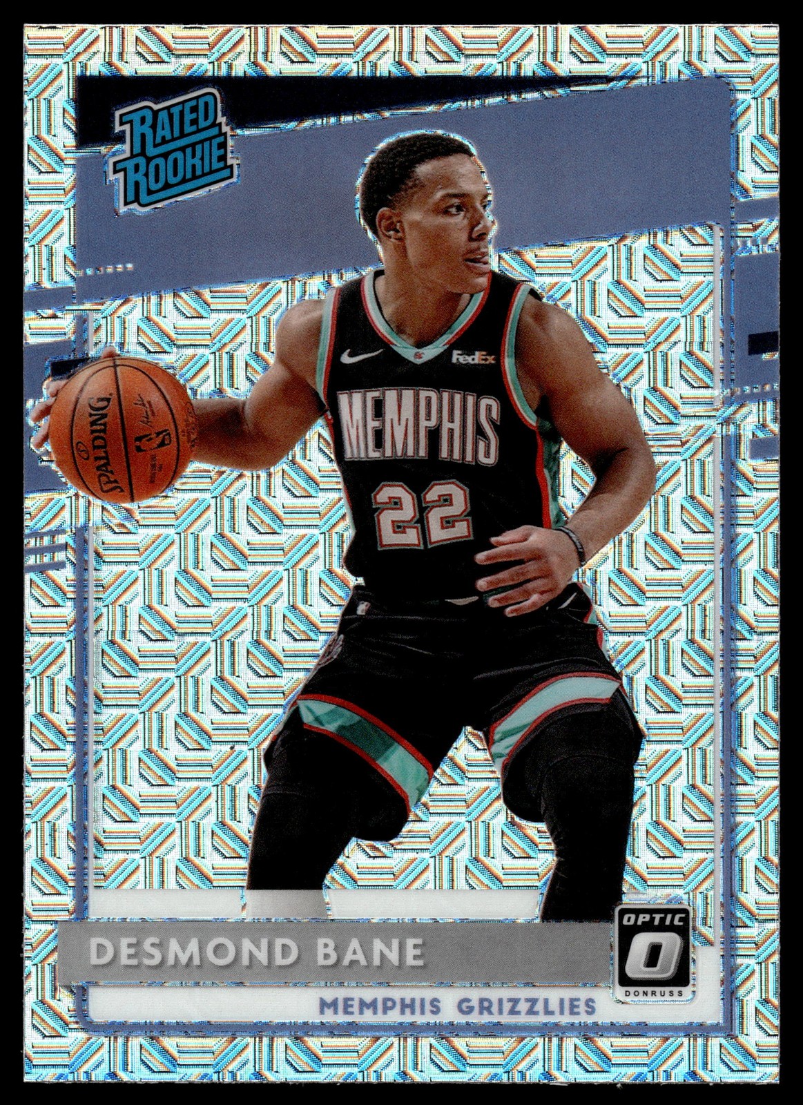 2020-21 Donruss Optic #180 Desmond Bane Choice Rookie