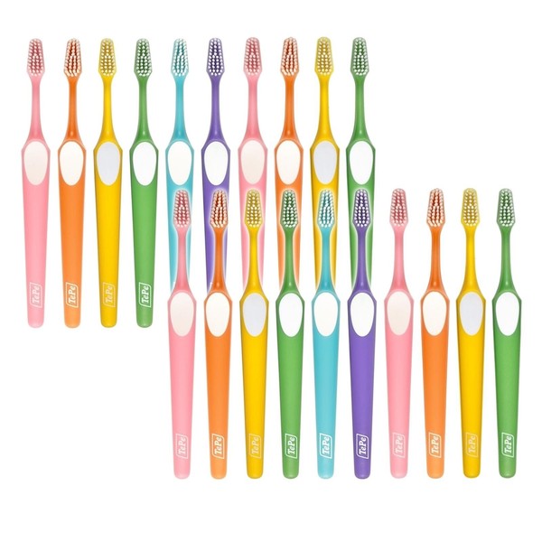 20X Tepe Supreme ZahnbüRste Soft - HandzahnbüRste - Weiche Borsten - Biegbar-image