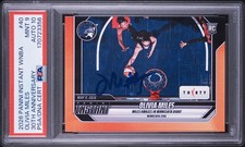 2026 Panini Instant WNBA Olivia Miles DEBUT 30th Anniversary /30 PSA 9/AUTO 10