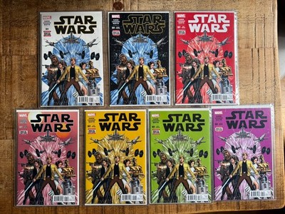 Star Wars 1 2015 1st, 2nd, 3rd, 4th, 5th, 6th and 7th Prints Set