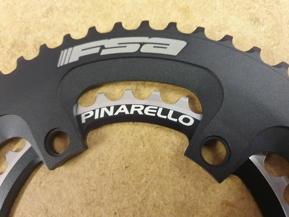 (Set of 2) FSA Pinarello (34 + 50t) Chain Rings Road Bike Fits Shimano 10/11s - Image 2 of 4