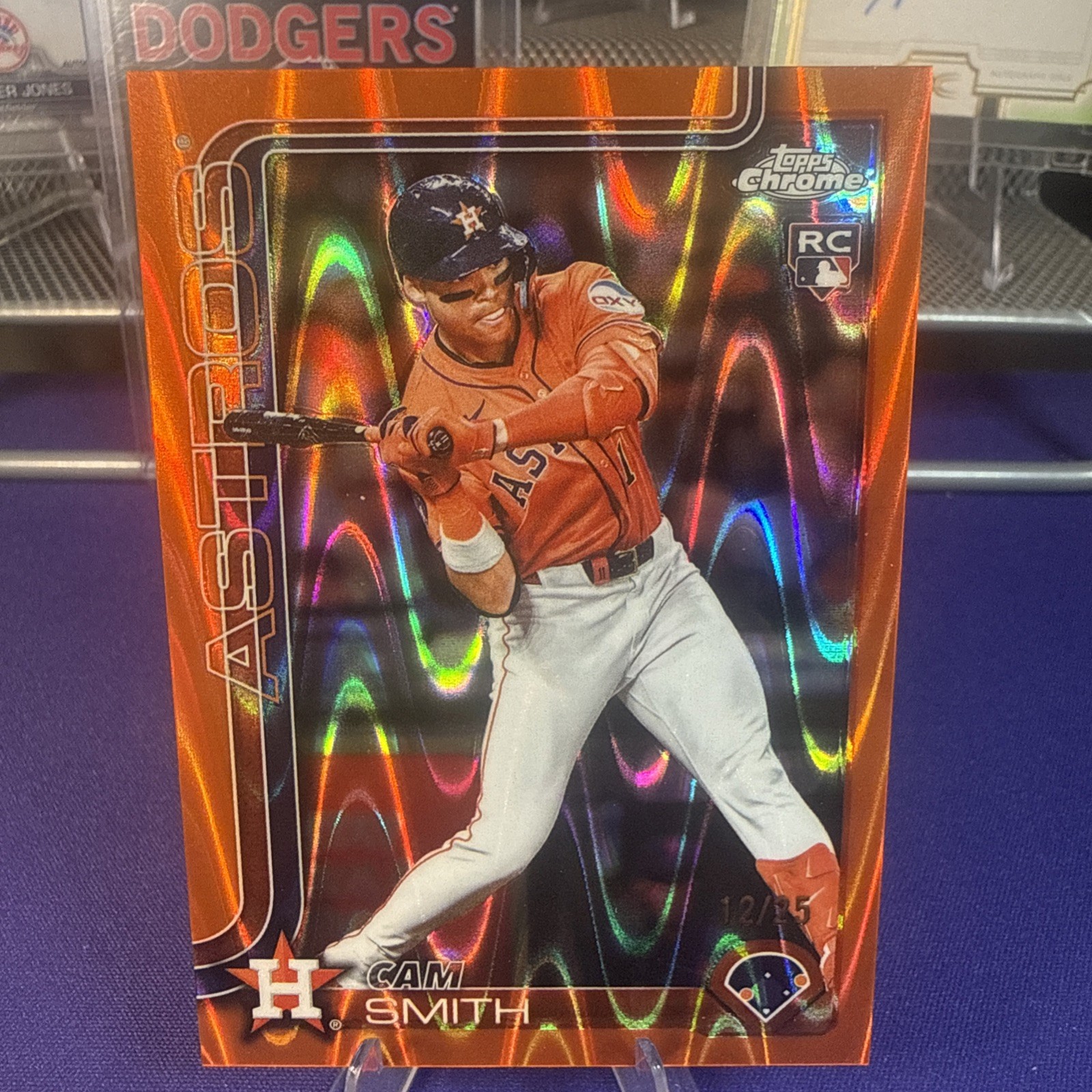 2025 Topps Chrome Update Orange RAYWave Refractor #USC145 Cam Smith 12/25 RC