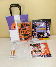AMERICAN GREETINGS HALLOWEEN STICKER/BAGS LOT 7 PIECES - BRANS NEW
