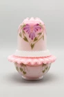 Fenton 3 Piece Rosalene Fairy Lamp Honor Collection Signed C. Smith LE #345/1750
