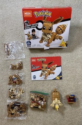 MEGA Construx Pokémon Jumbo Eevee GMN34   Partial Build + Bags AS-IS