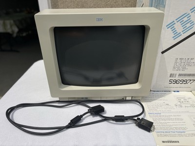 IBM PS/1 VGA Computer Monitor Model 028-0014 In Original Box