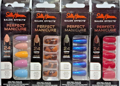 BUY2GET2 (Add 4) FREE Sally Hansen Salon Effects Perfect Manicure Press On Nails