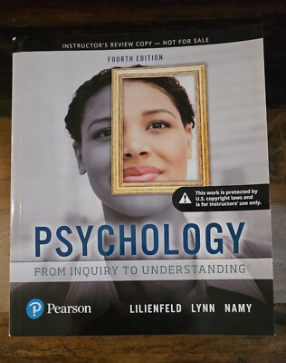 Psychology: From Inquiry to Understanding 4th Edition Pearson INSTRUCTORS COPY