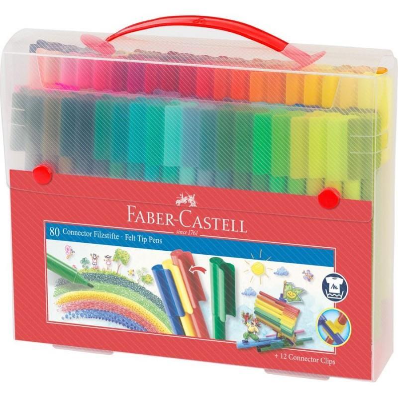 Faber-Castell Connector Pen Gift Case (80pc)