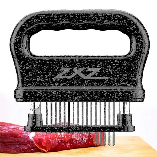 Meat Tenderizer with 48 Stainless Steel Needles for Beef Turkey Chicken Pork