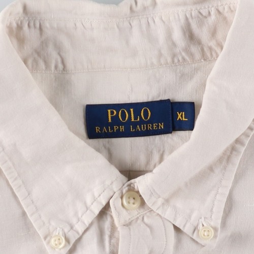 Ralph Lauren POLO RALPH LAUREN Long Sleeve Linen Button Down Shirt Men's XL ... - Picture 3 of 7