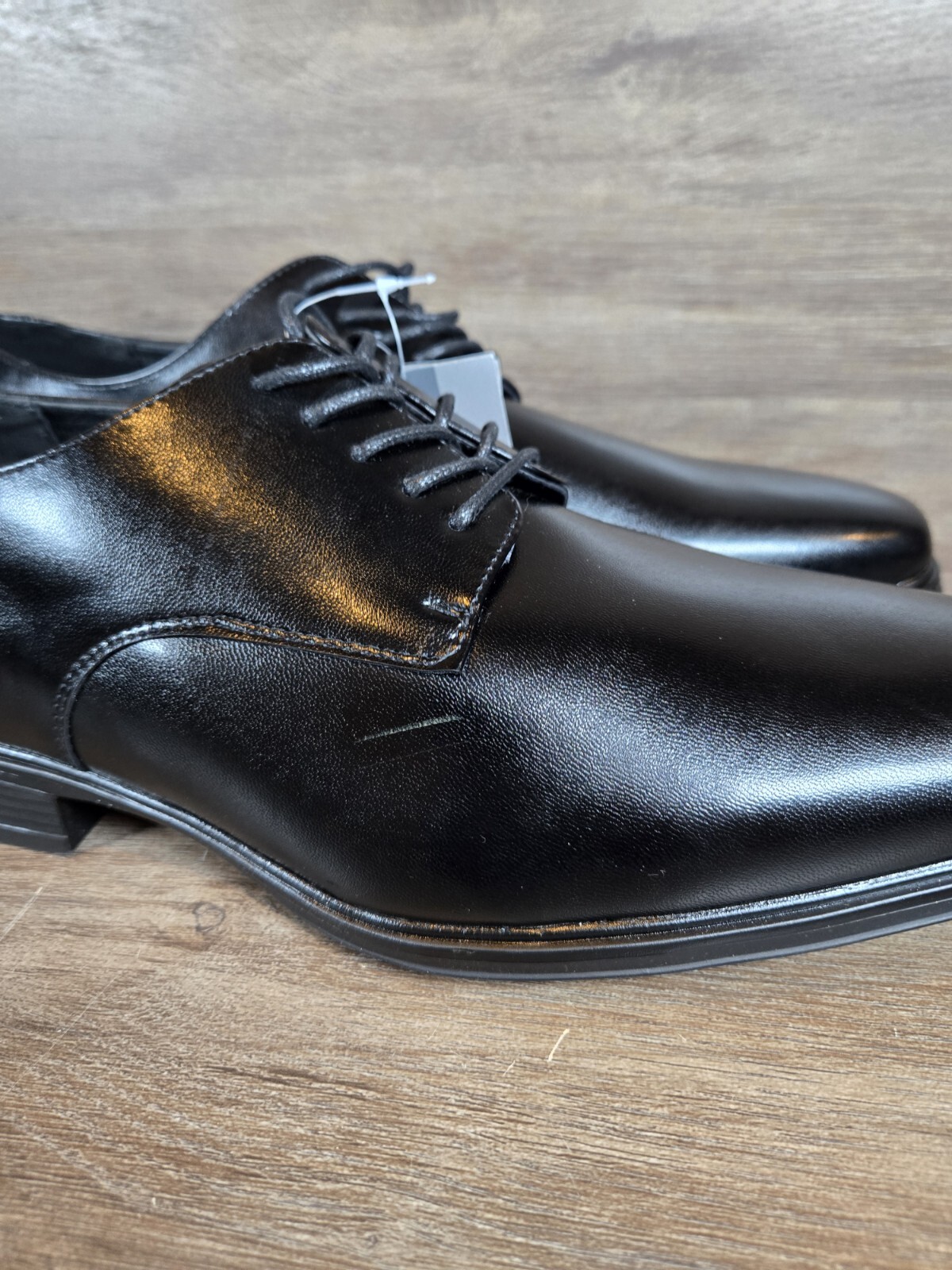 SAOLA Scarpe eleganti Van Heu Chester Oxford Derby ecopelle stringate taglia 12W larghe NUOVE