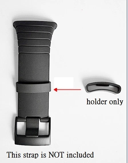 Banda de goma suave correa lazo aro soporte anillo armario (SE ADAPTA) SUUNTO Core pulsera Foto 4 de 4