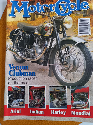 Classic Motor Cycle Zeitschrift Englisch 02/1994 Velocette Ariel Mondial