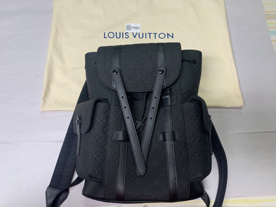 NEW - Louis Vuitton Christopher Backpack PM Black Canvas M20899 RETAIL $4500